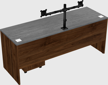 Rectangular desk