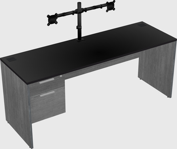 Rectangular desk
