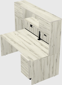 Rectangular desk