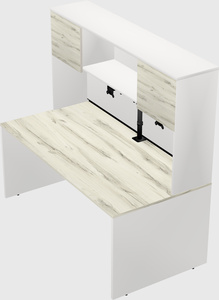 Rectangular desk