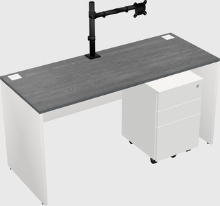 Rectangular desk
