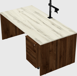 Rectangular desk