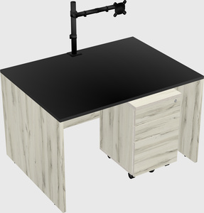 Rectangular desk