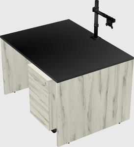Rectangular desk
