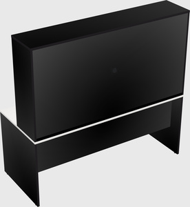 Rectangular desk