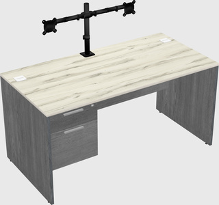 Rectangular desk