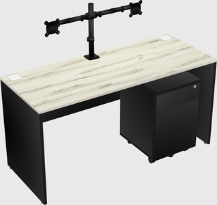 Rectangular desk
