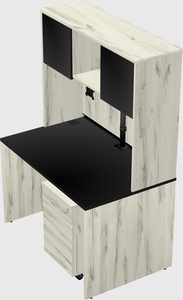 Rectangular desk