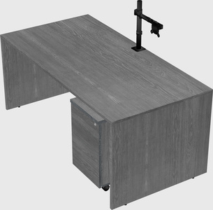 Rectangular desk