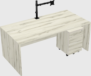 Rectangular desk