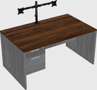 Rectangular desk