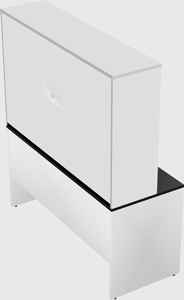 Rectangular desk