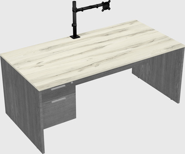Rectangular desk