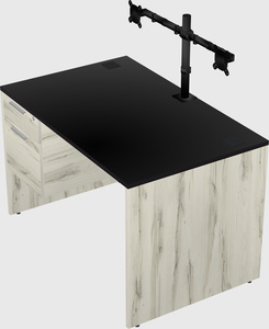 Rectangular desk