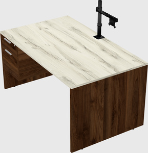 Rectangular desk