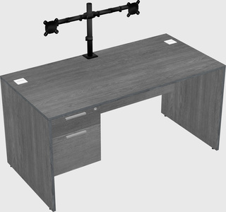 Rectangular desk