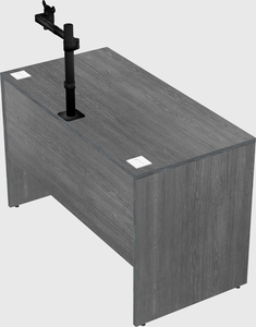 Rectangular desk