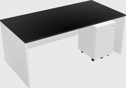 Rectangular desk