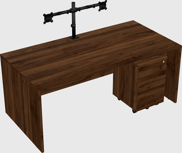 Rectangular desk