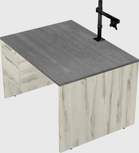 Rectangular desk