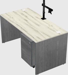 Rectangular desk