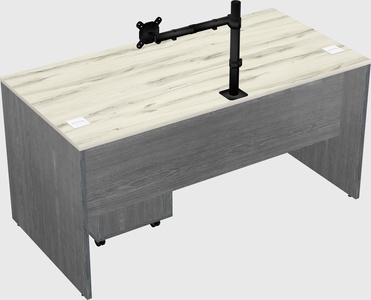 Rectangular desk