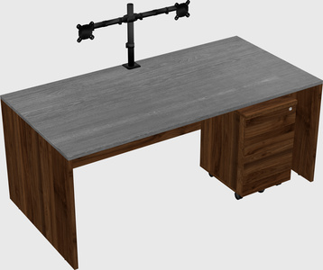 Rectangular desk