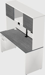 Rectangular desk