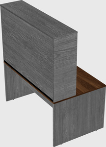Rectangular desk