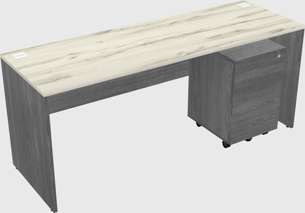 Rectangular desk