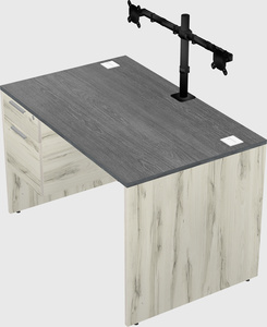 Rectangular desk