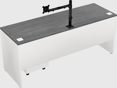 Rectangular desk