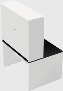 Rectangular desk