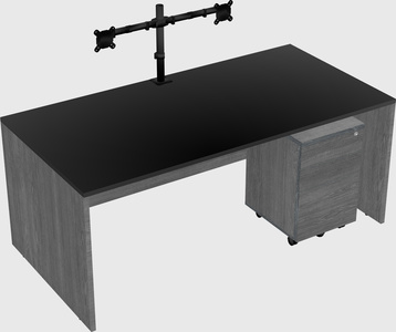 Rectangular desk
