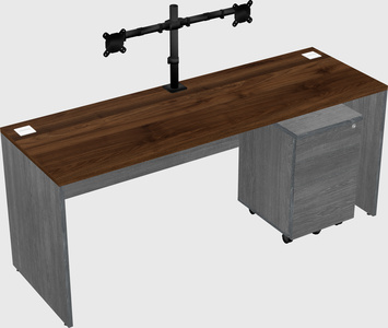 Rectangular desk