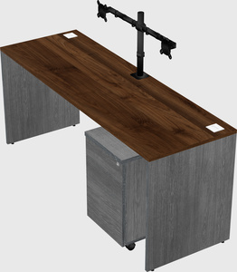 Rectangular desk