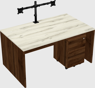 Rectangular desk