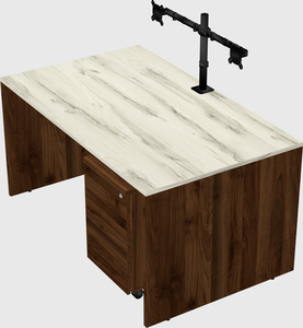 Rectangular desk