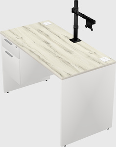 Rectangular desk
