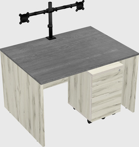 Rectangular desk