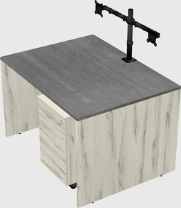 Rectangular desk