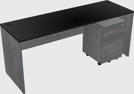 Rectangular desk