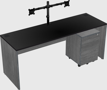 Rectangular desk