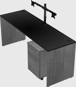 Rectangular desk