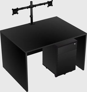 Rectangular desk