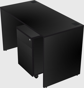 Rectangular desk
