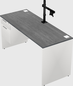 Rectangular desk