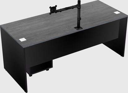 Rectangular desk