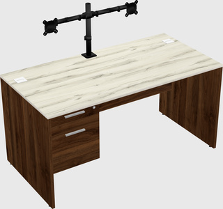 Rectangular desk