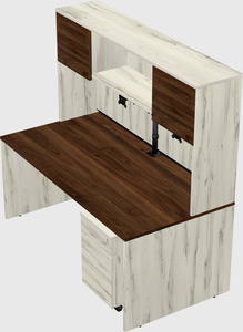 Rectangular desk